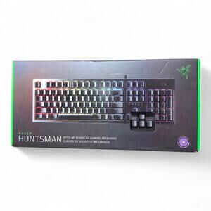 Razer Huntsman Optical Gaming Keyboard Black Used w/ Original Box Tested